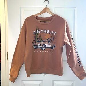 Chevrolet Corvette Brown Sweater
